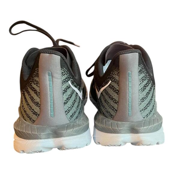 Hoka Z5375 Men\'s Black/Grey Mach 5 Low Top Running Sneakers Size 12 D Mint Cond main image 4